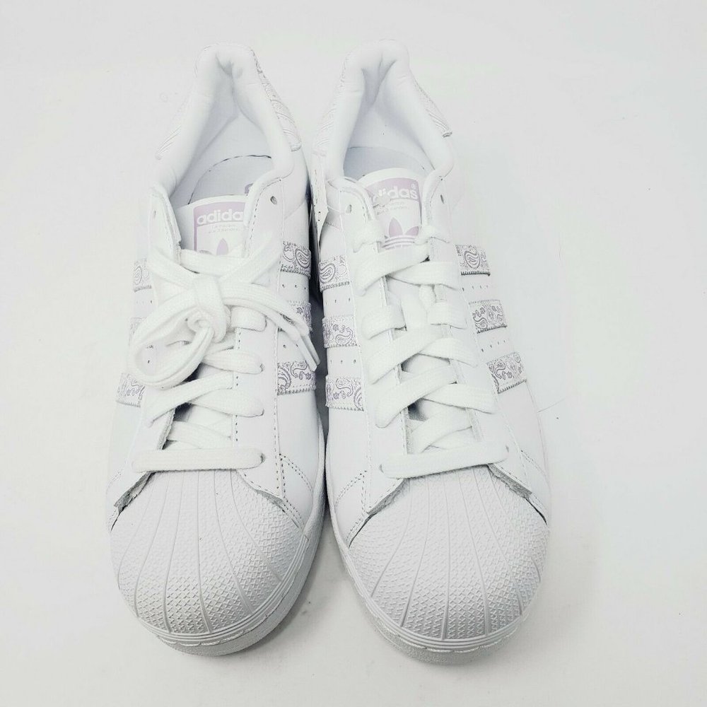 Adidas Superstar Core White Soft Violet Graffiti - Picture 6 of 7